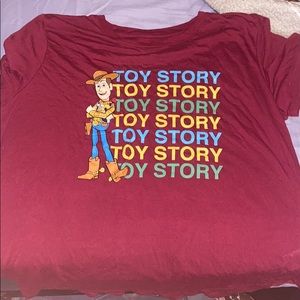 Maroon Toy Story shirt